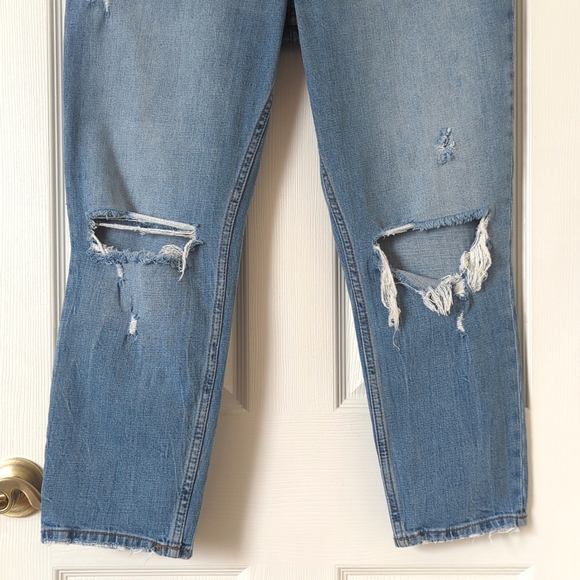 Abercrombie & Fitch Classic Distressed Medium Wash High Rise Skinny Jeans 32 - Picture 3 of 14